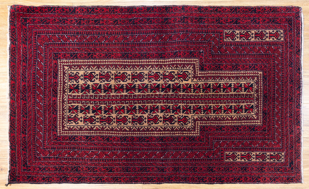 Afghan prayer Rug