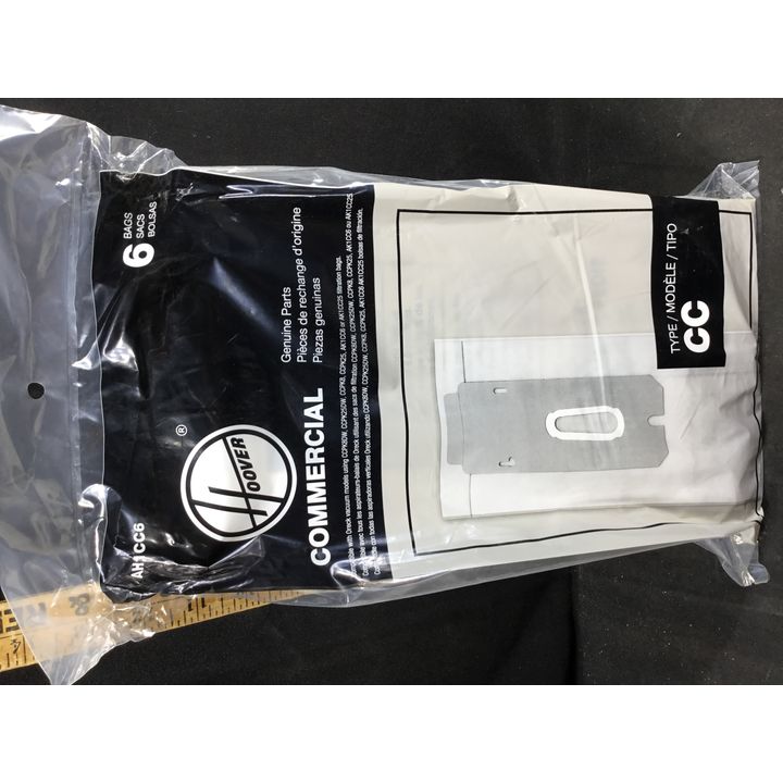 Hoover Commercial AH1CC6 Vacuum Bags Type CC - 6 Bags