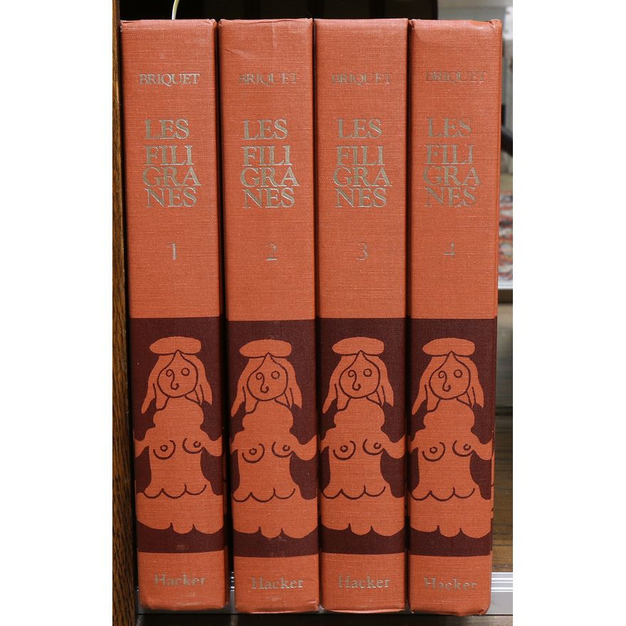 (lot of 4) Watermarks. C.B. Briquet