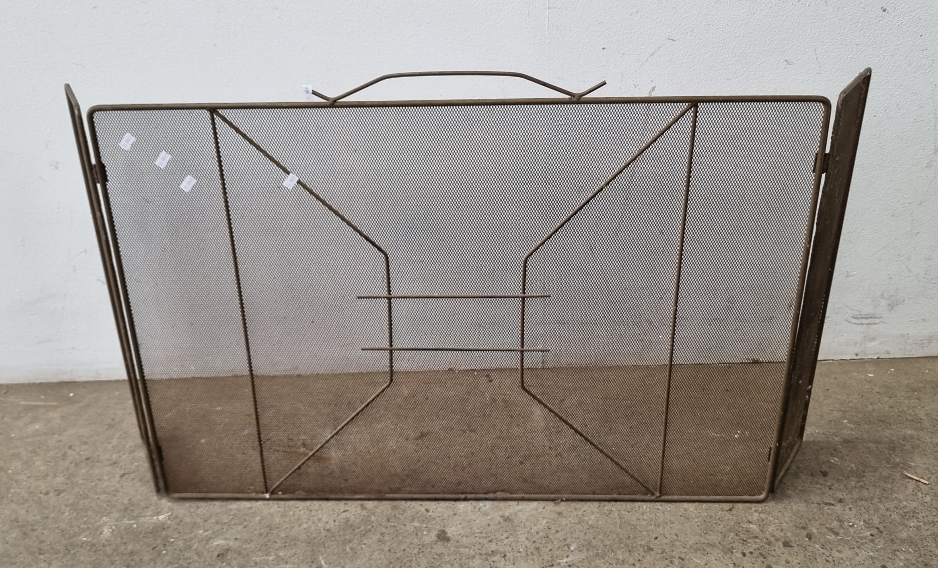 A Brass Fire Guard