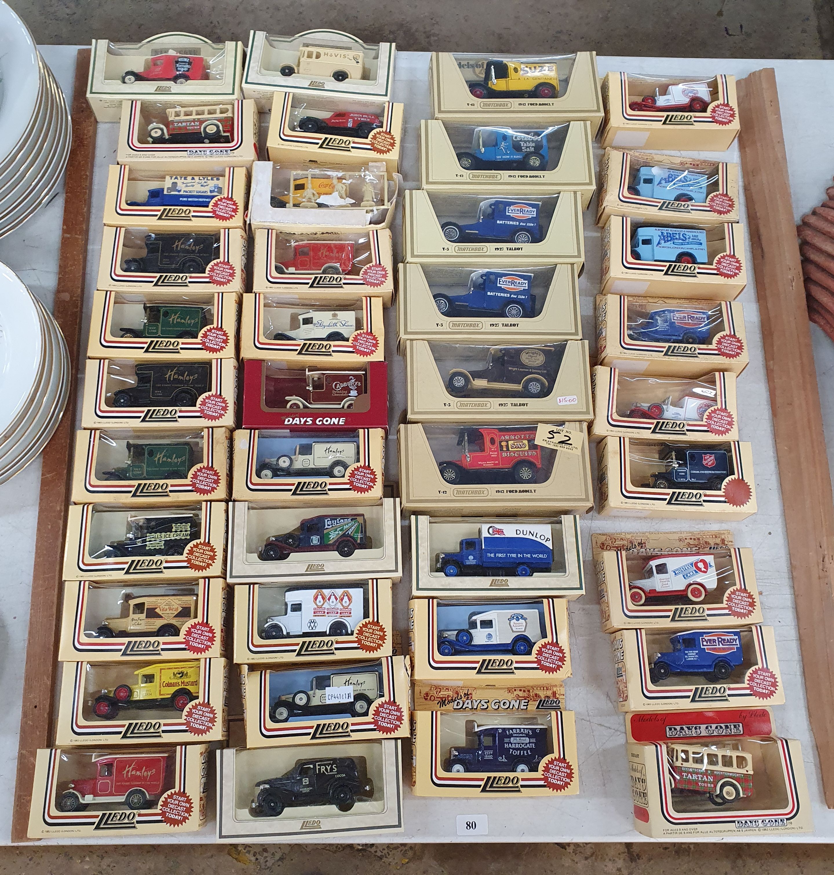 80 · 40 DIE-CAST MODEL DELIVERY VANS