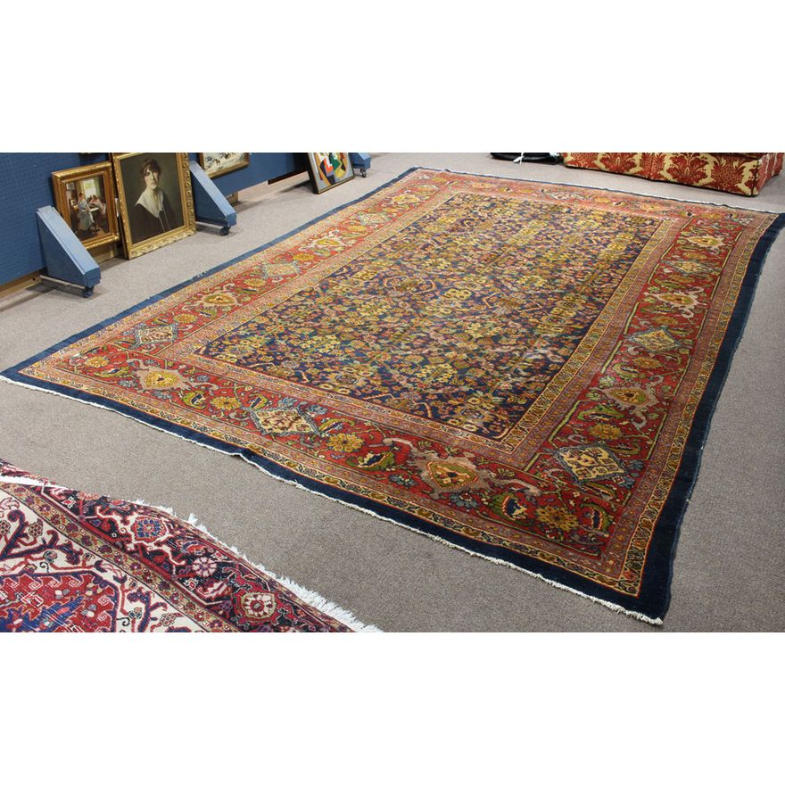 Antique Persian Mahal carpet
