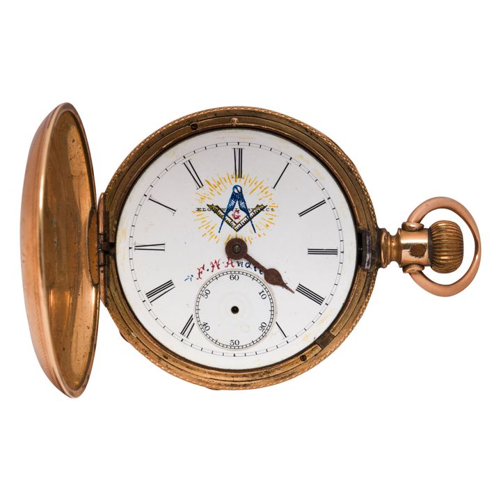 A gold-fill pocket watch