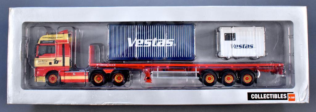 WSI Models 1/50 die cast Torben Rafn MAN TGA XXL 6x2 sleeper in OB