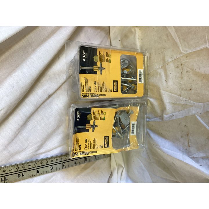 (2) DeWalt 2-1/2'' Powder Drive Pins (QTY 25)