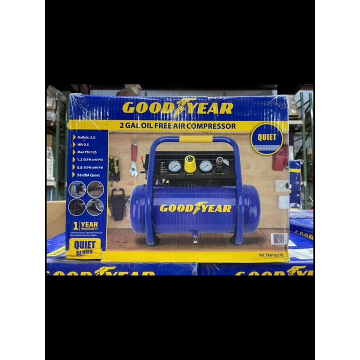 Good Year 2 Gallon Oil Free Air Compressor