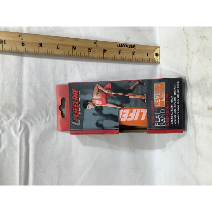 Lifeline Stamina Strength Flat Band Level 2 Rubber Resistance Tool