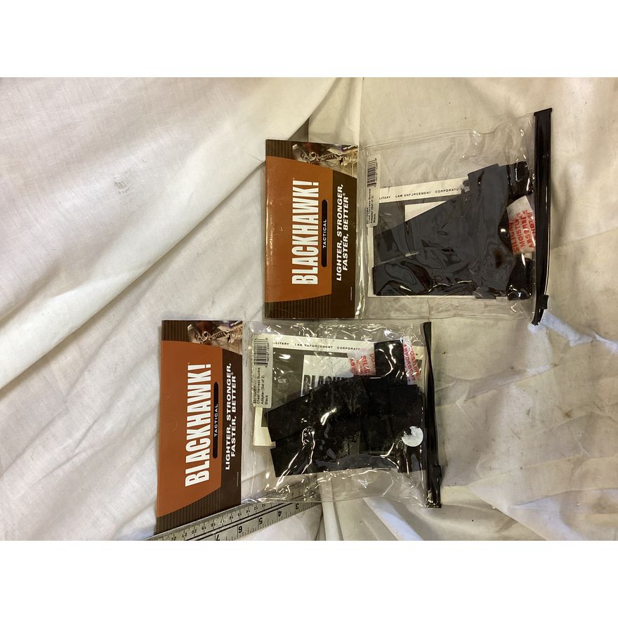 (2) Blackhawk Tactical Chest Harness Buckle Adapter (Set Of 2) Black