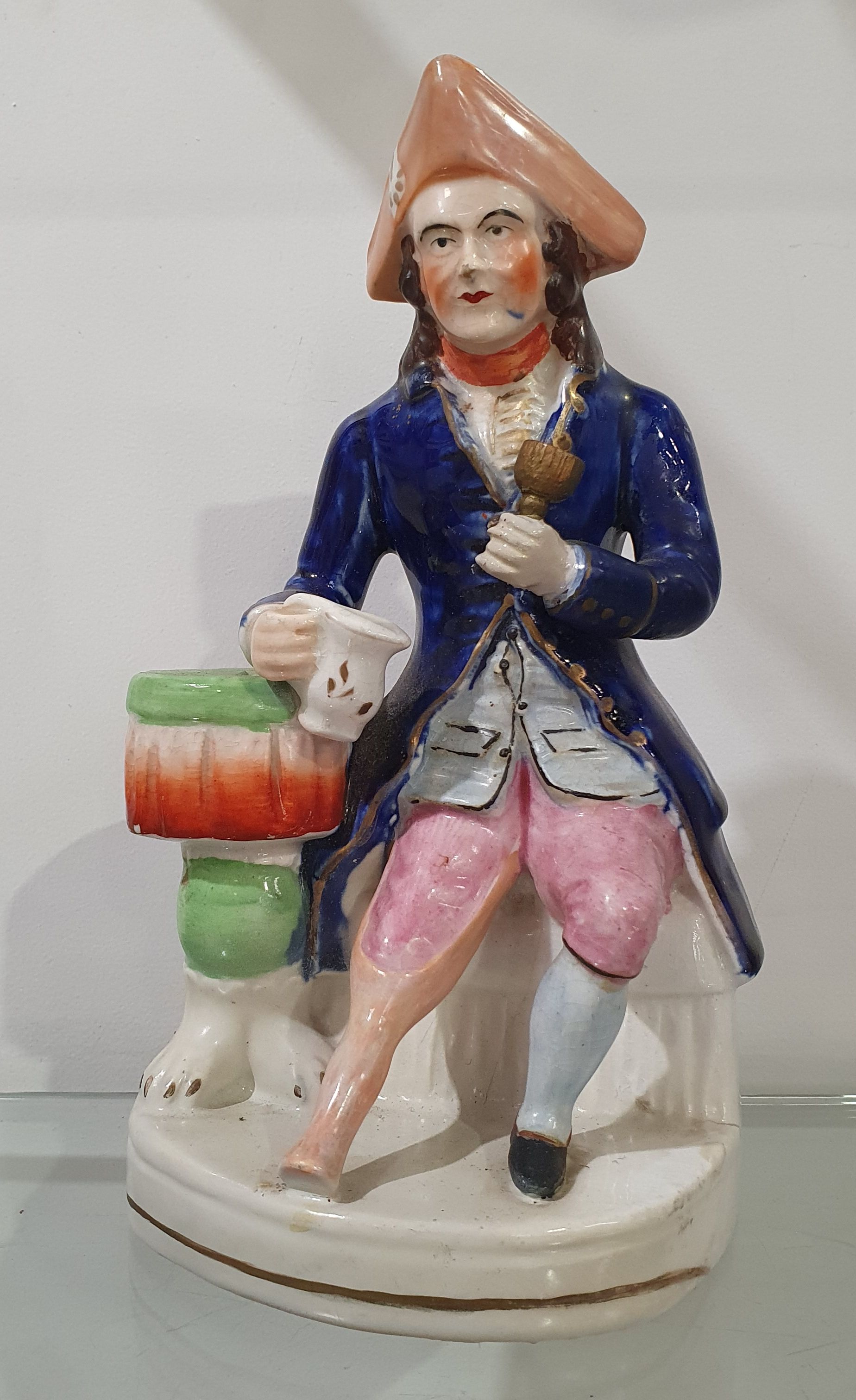 A Victorian Staffordshire Pottery Figure