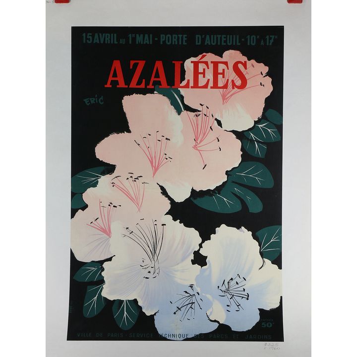 Vintage Poster, Raoul Eric Castel, Azalees