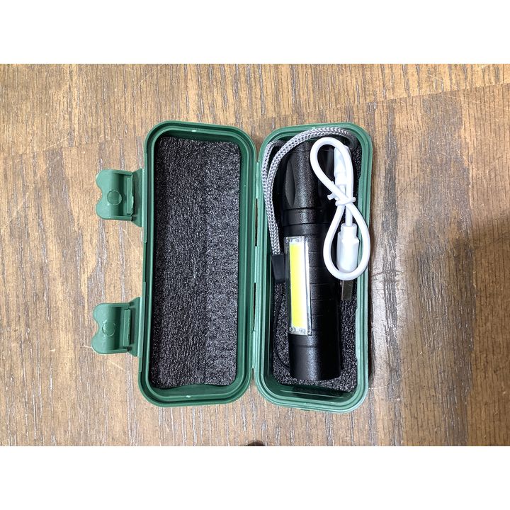 Kentucky Industrial Tools Rechargeable LED Flashlight with Charger & Case