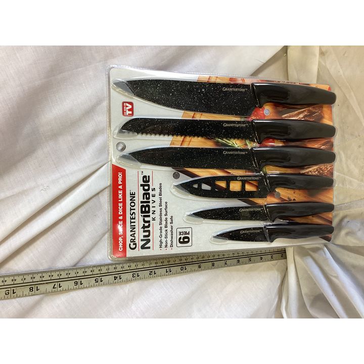 Granitestone NutriBlade Knives 6pc Stainless Steel Knives