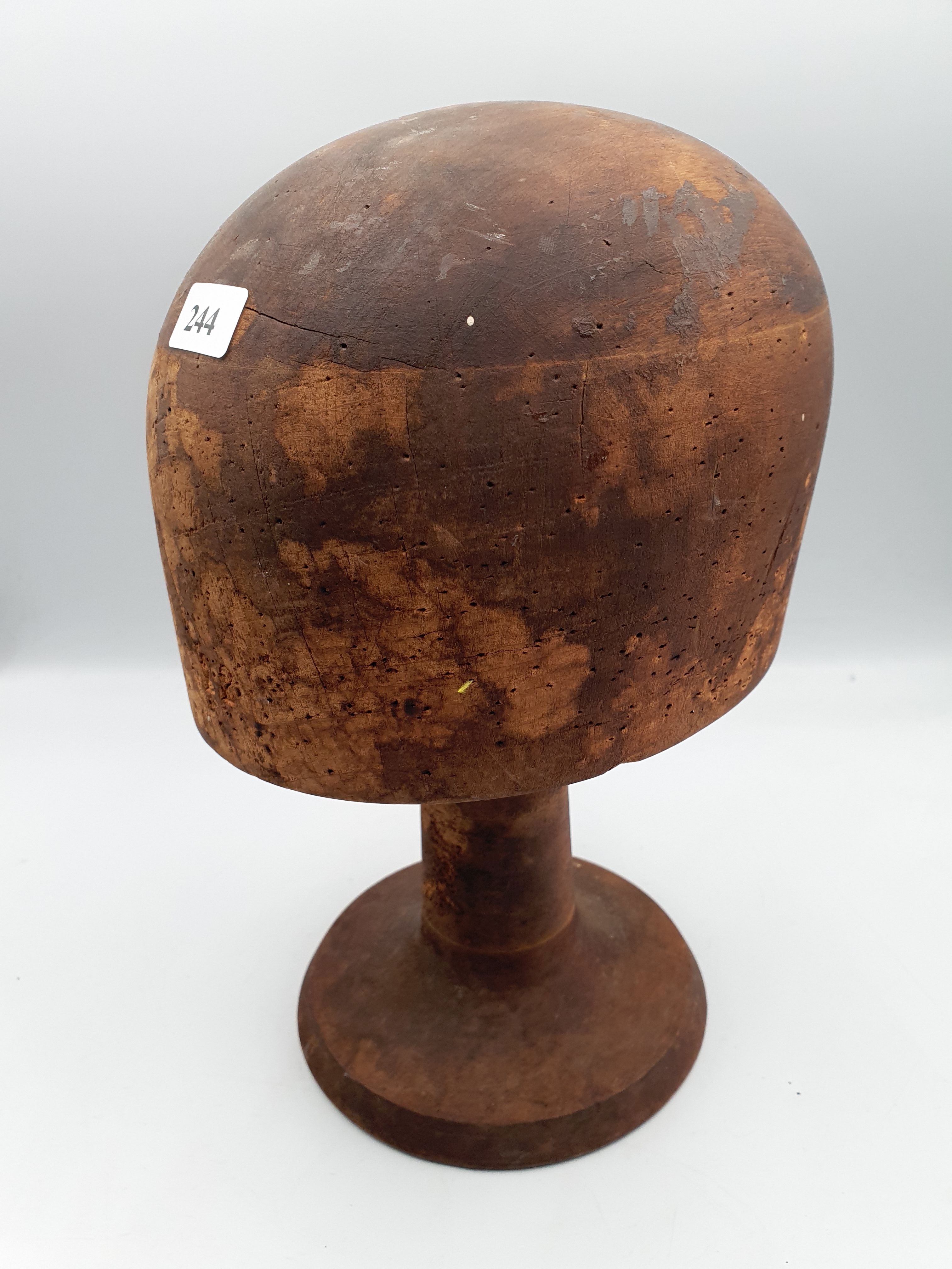244 · AN ANTIQUE HAT BLOCK