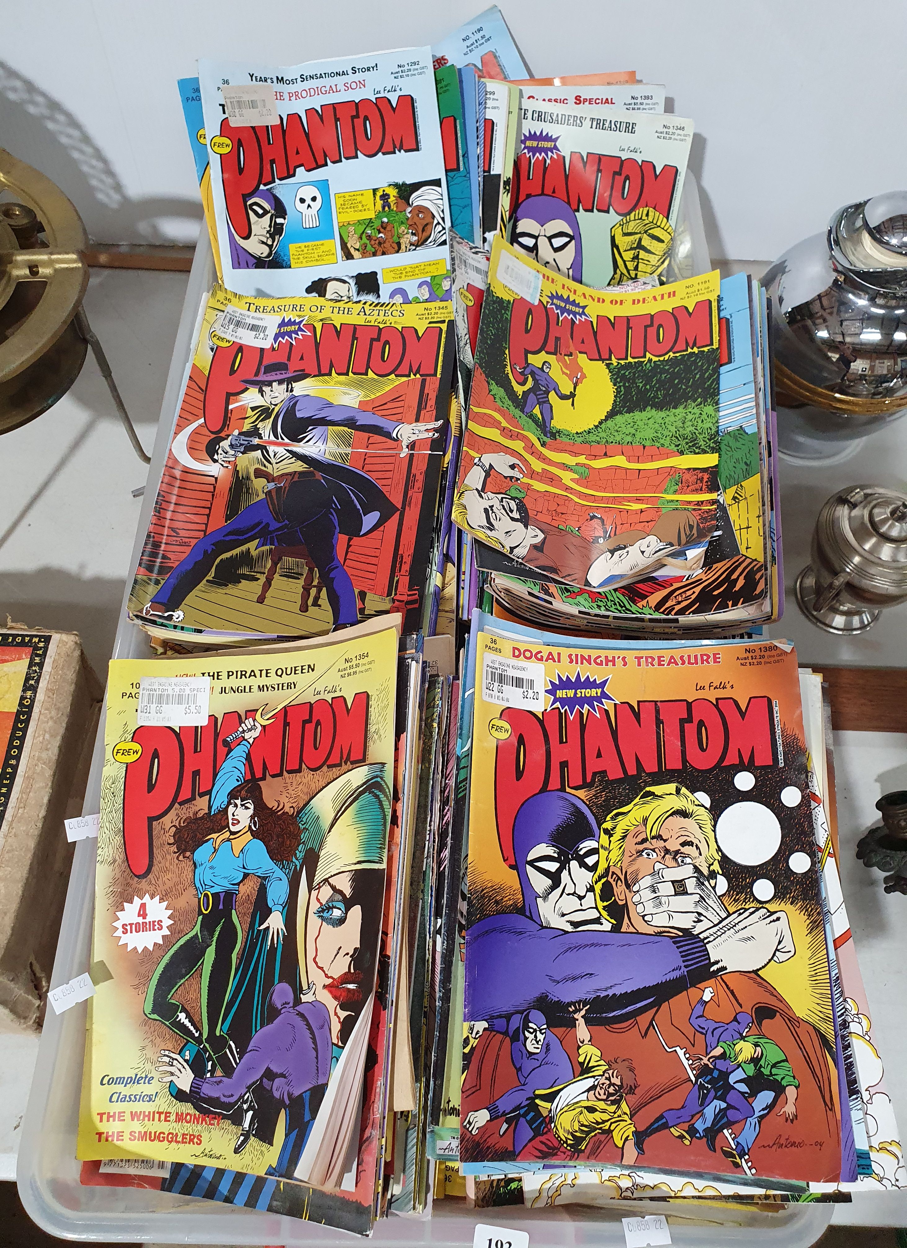 193 · A VERY LARGE GROUP OF PHANTOM COMICS