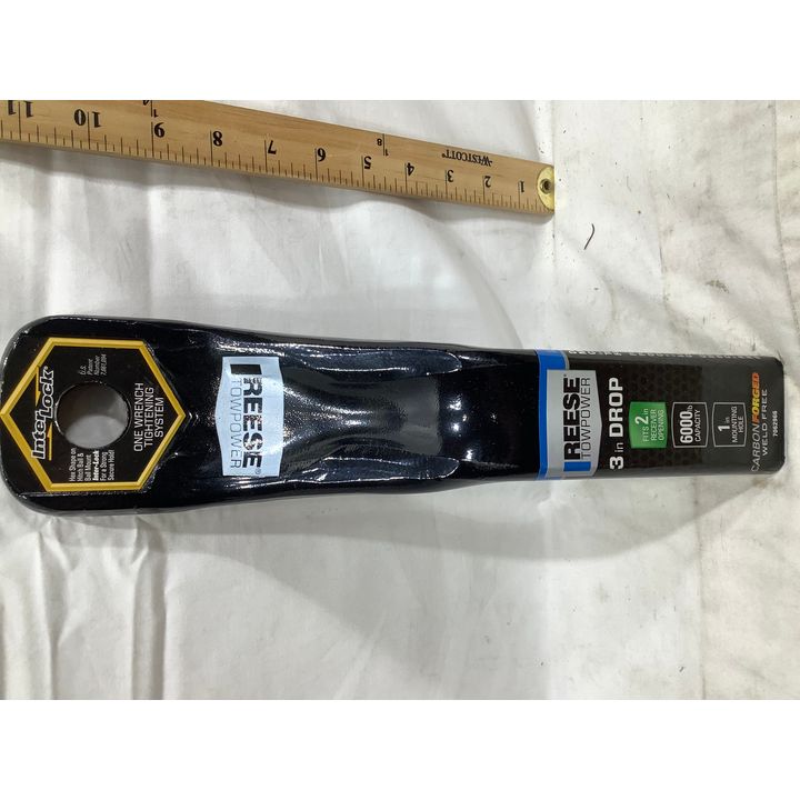 Reese Towpower One Wrench Tightening System, Hex Shape On Hitch Ball And Ball Mount, 3" Drop