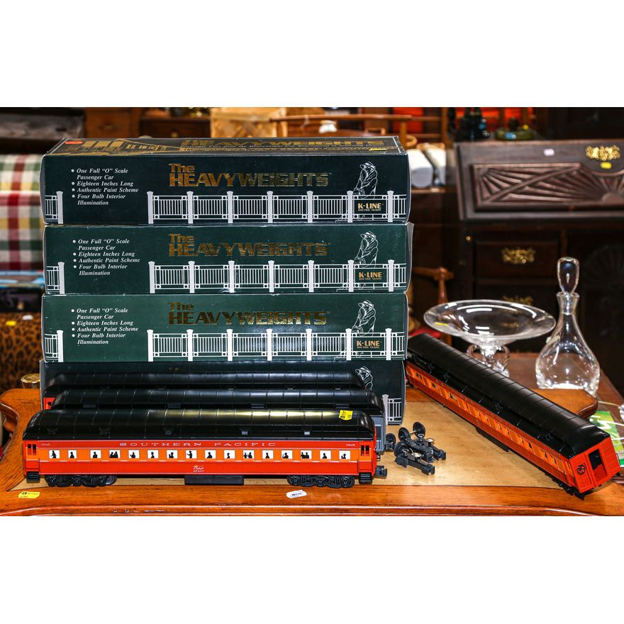 Four K-Line The Heavyweights "O" Gauge Cars