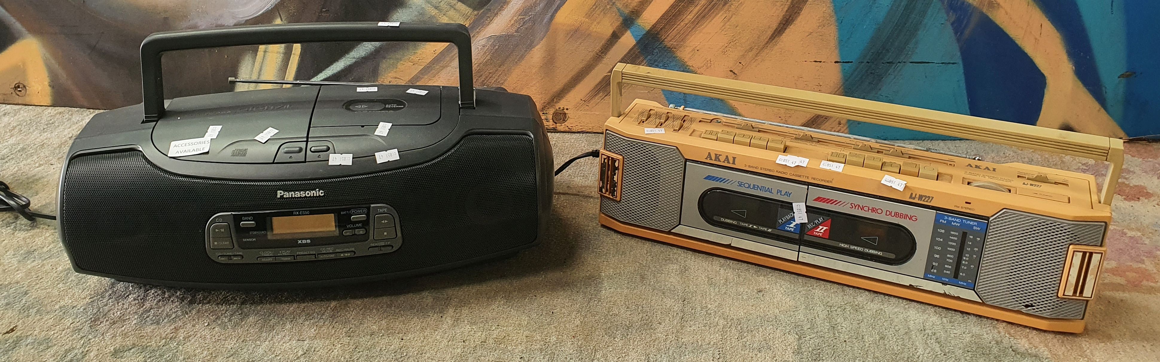 1220 · TWO VARIOUS BOOMBOXES