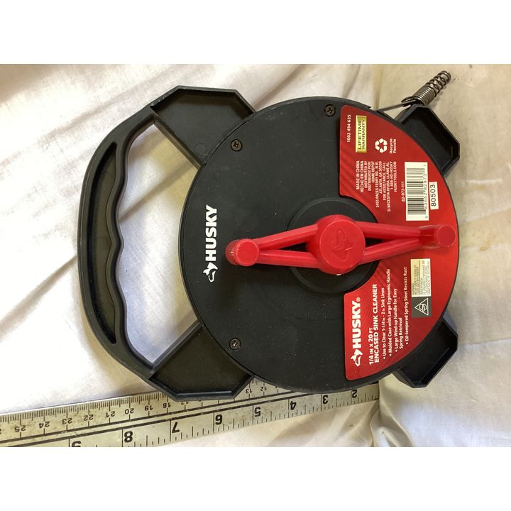 Husky 1/4'' x 20ft Encased Sink Cleaner