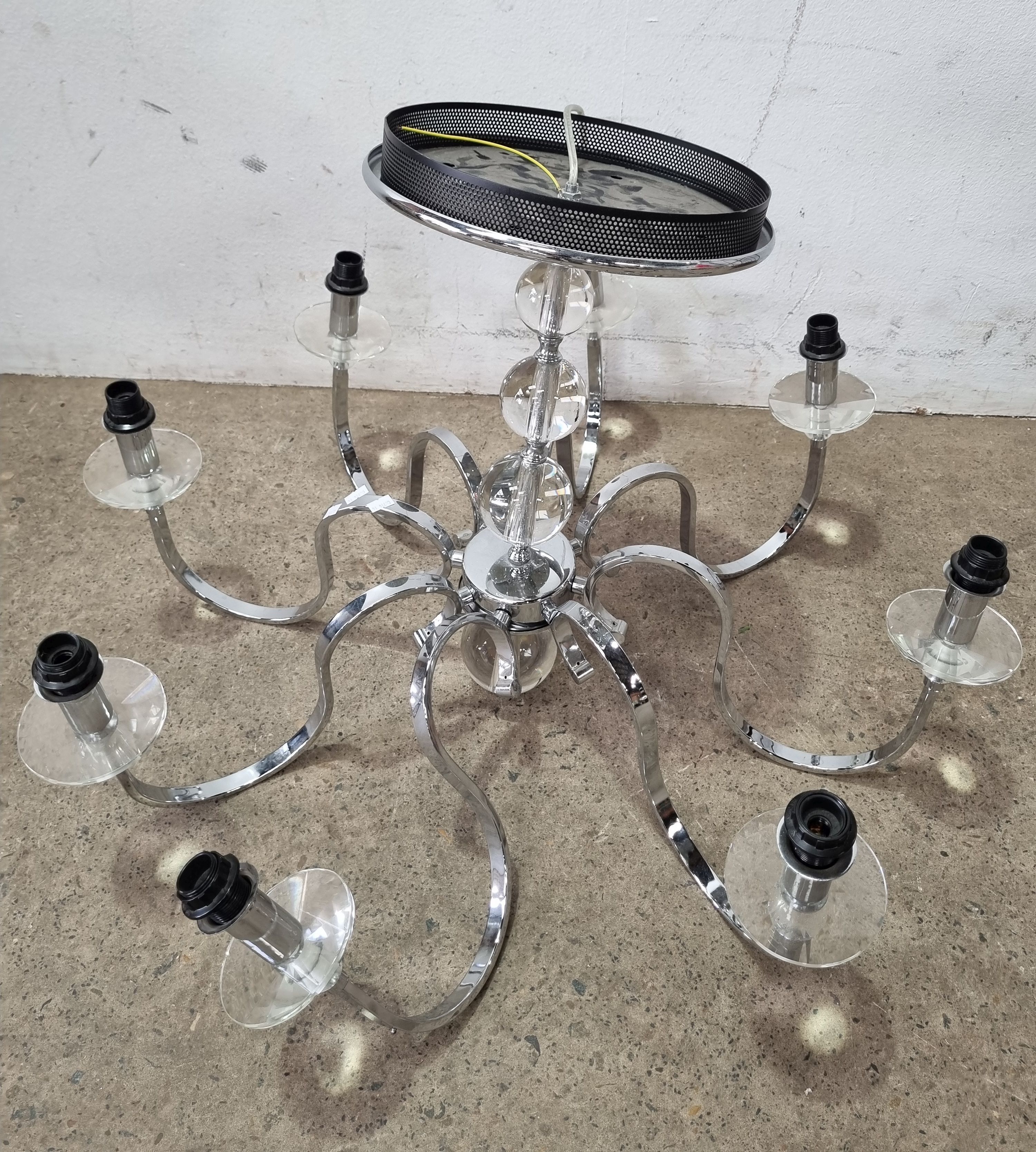 An Eight Branch Chandelier