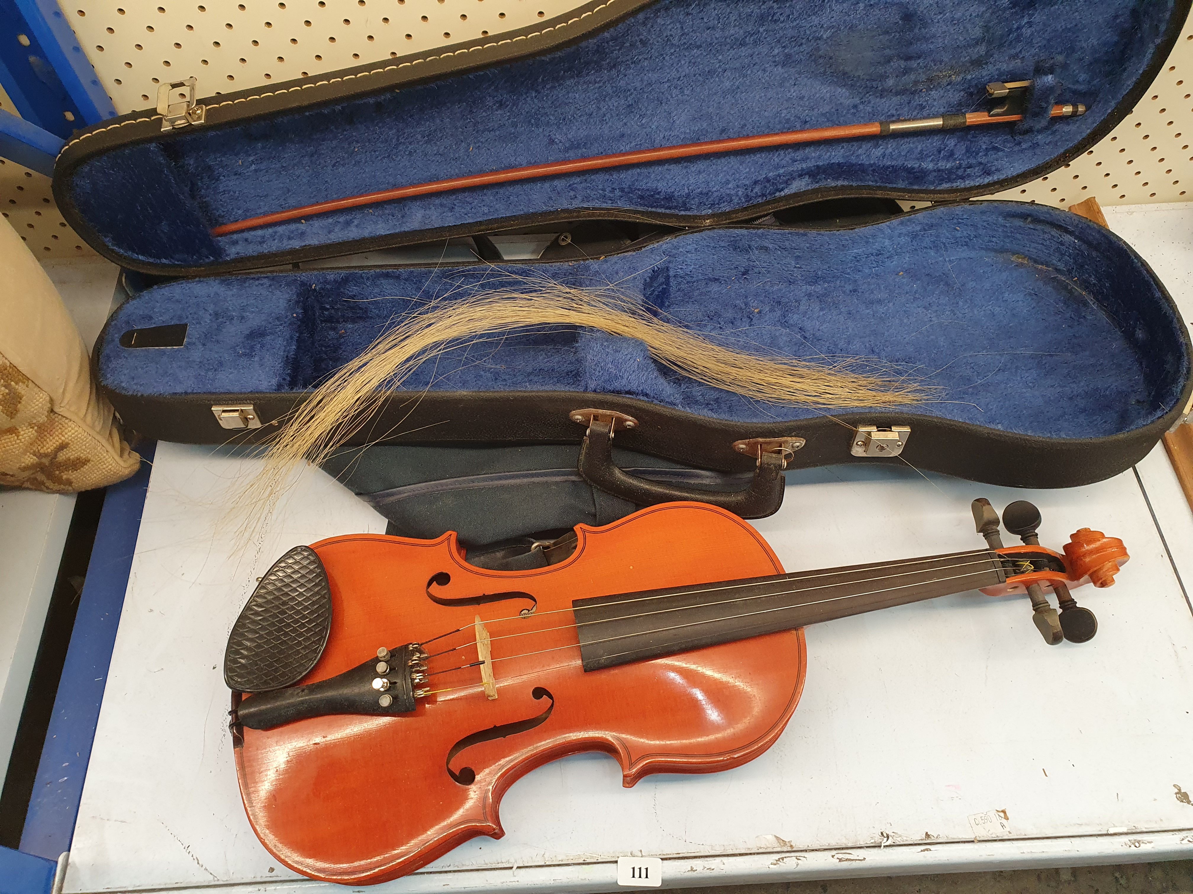 111 · A KISO SUZUKI VIOLIN COMPANY STADIVARUS COPY VIOLIN