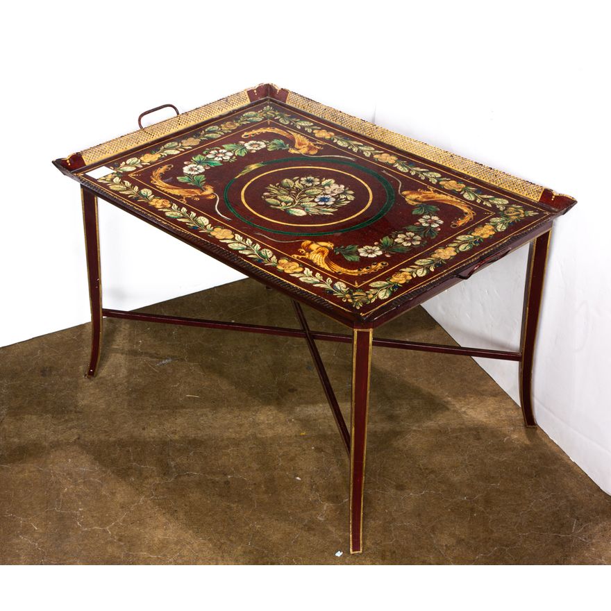 Edwardian style tray table