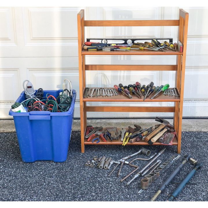 Assortment of Hand Tools & Extension Cords