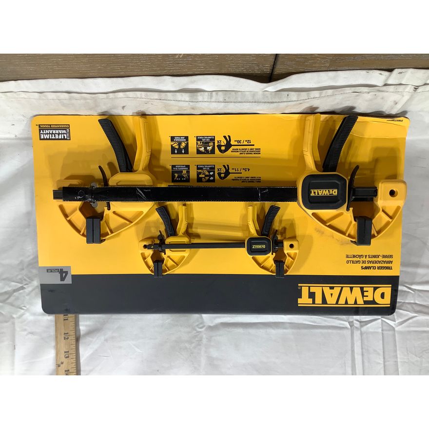 DeWalt 4pc Trigger Clamps