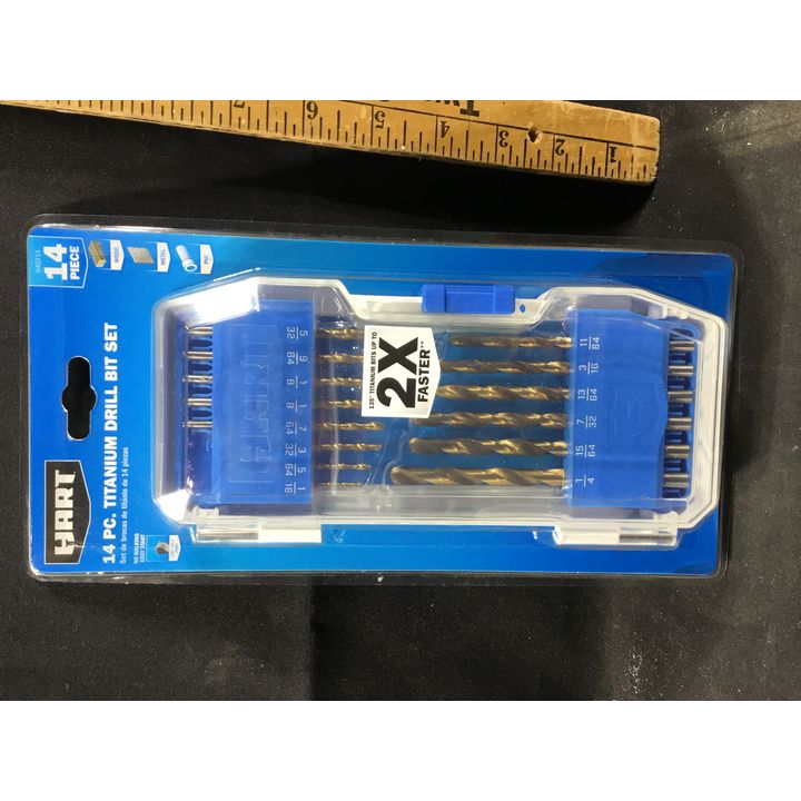 Hart 14pc Titanium Drill Bit Set