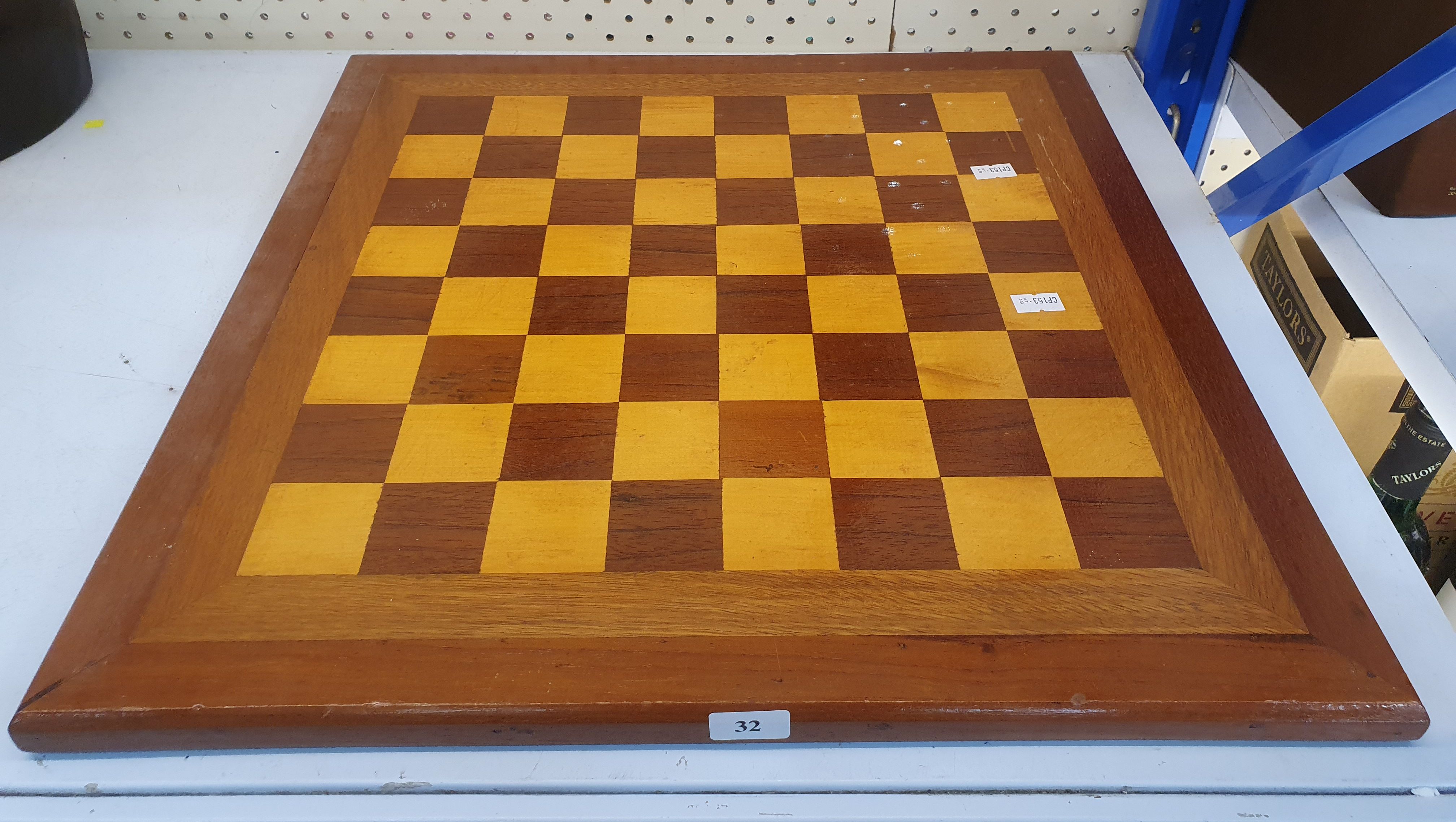A Handmade Timber Chess Board