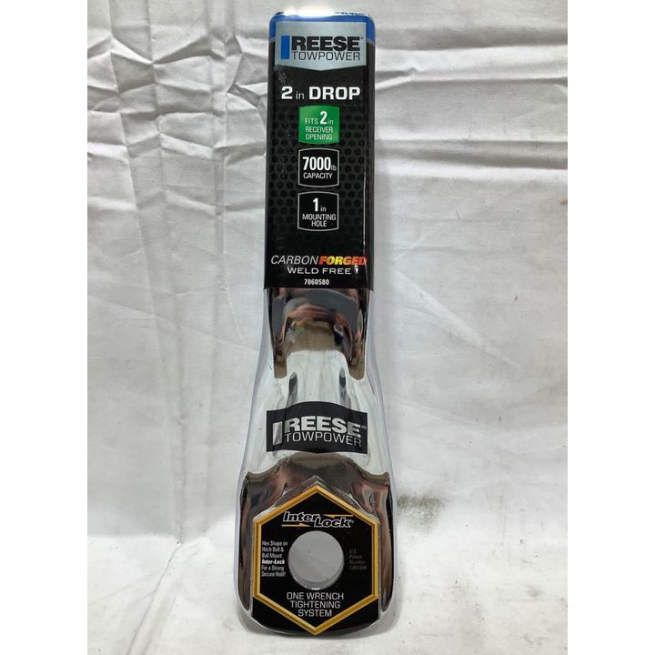 Reese TowPower 2in Drop - Carbon Forged, Weld Free, Interlock