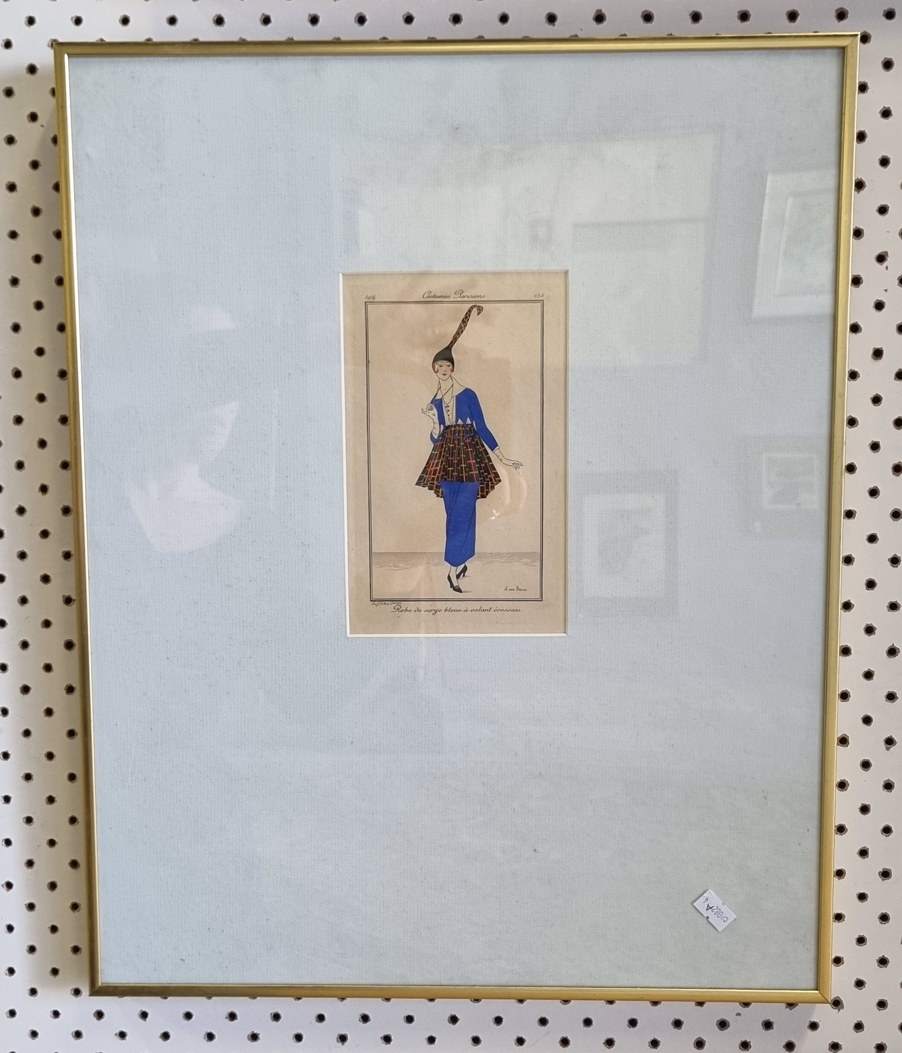 A Pair Of French Hand Coloured Pochoir Prints