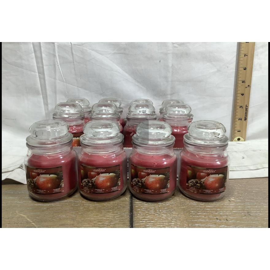 12 StarLytes Apple Cinnamon 3oz Candles