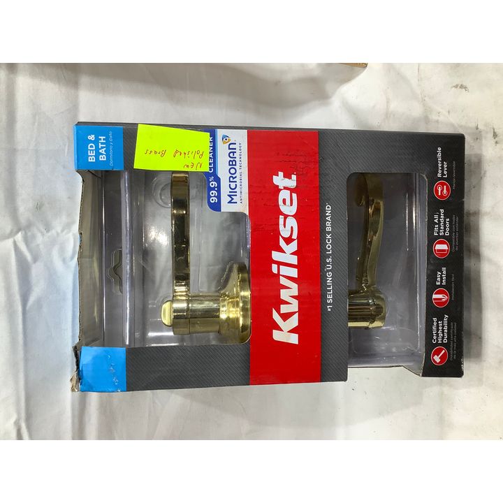 Kwikset Bed And Bath Polished Brass