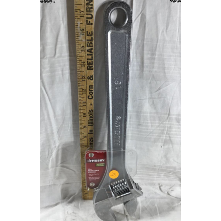 Husky 18" Adjustable Wrench