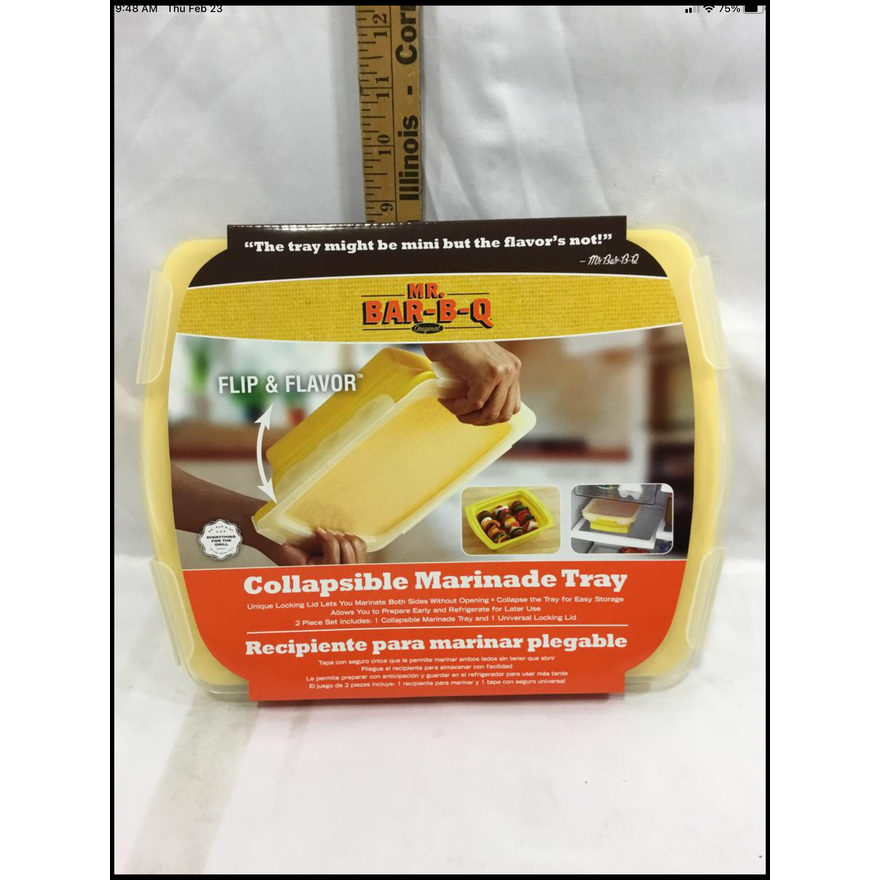 Mr Bar-B-Q Collapsible Marinade Tray