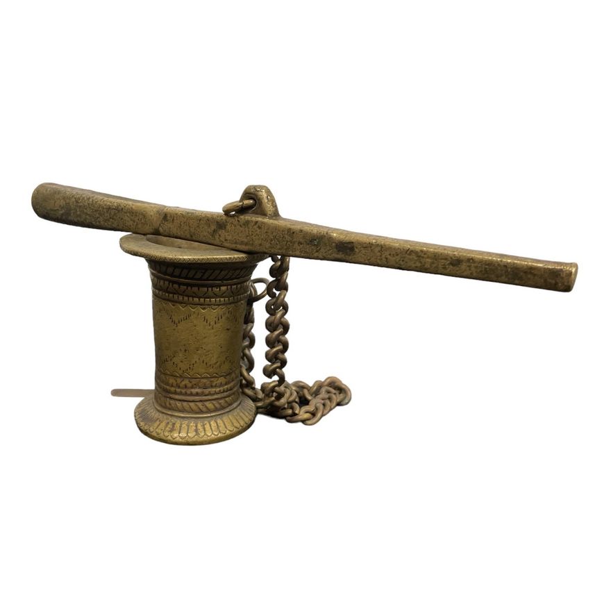 Vintage Brass Mortar and Pestle