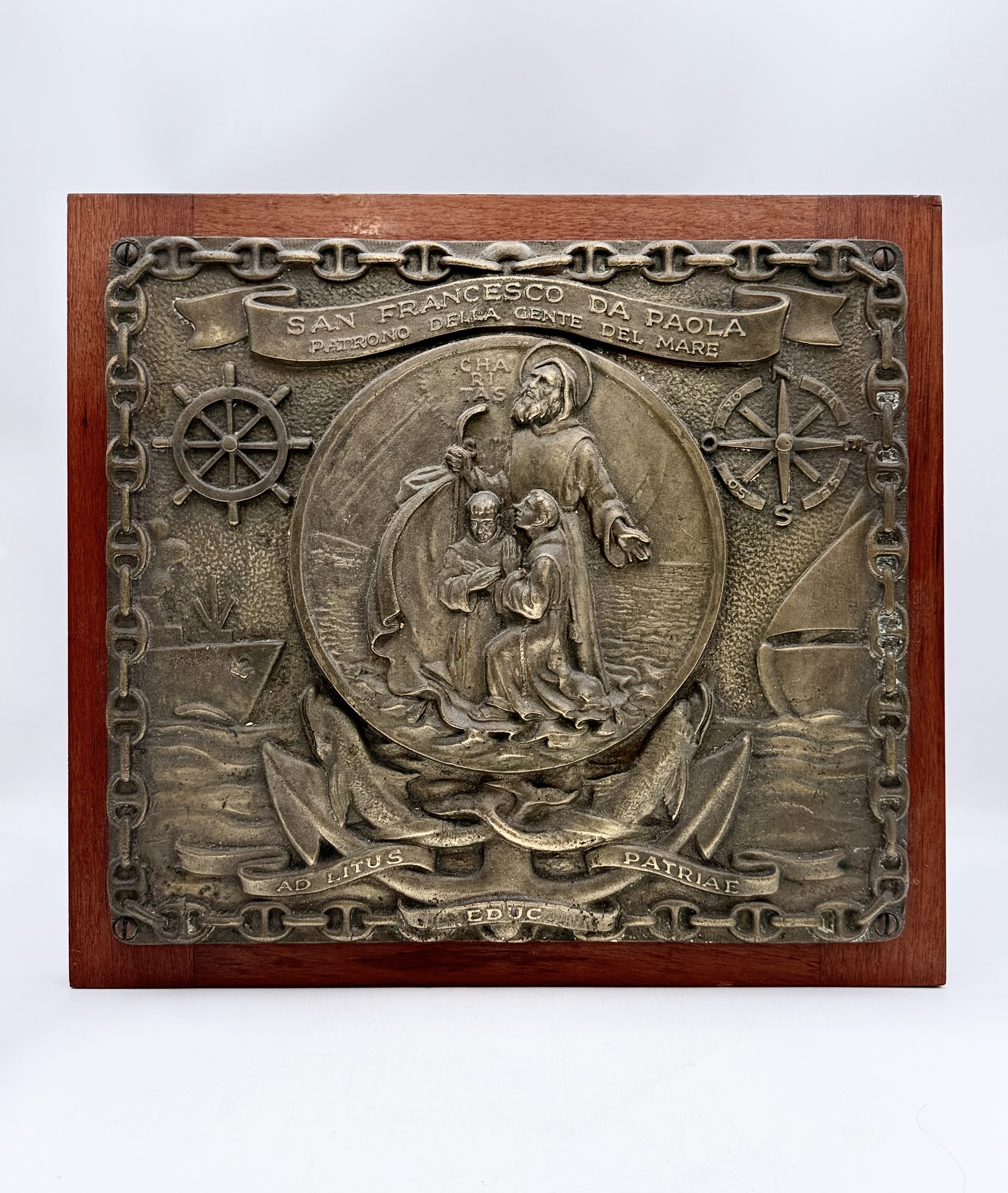 A Large Italian Bronze Plaque