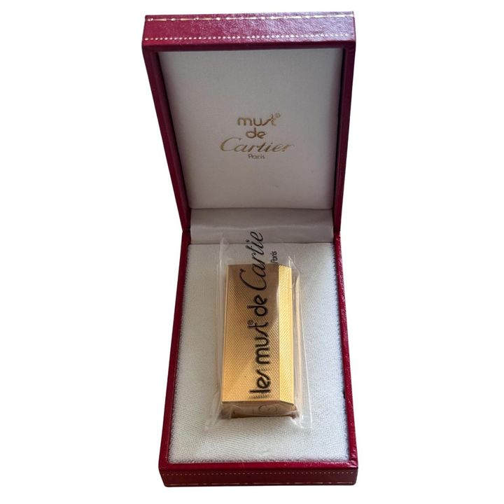 Must de Cartier Briquet Gold Plate Lighter