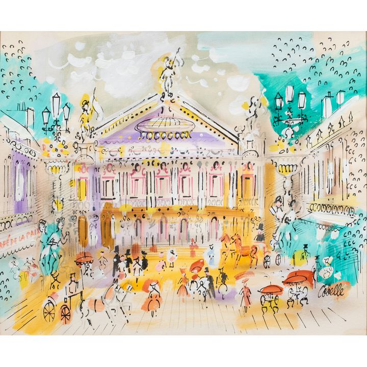 Watercolor, Charles Cobelle