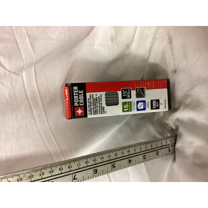 Porter Cable 15 Gauge "DA" Style Angled Finish Nails- 1 3/4'' QTY 1,000