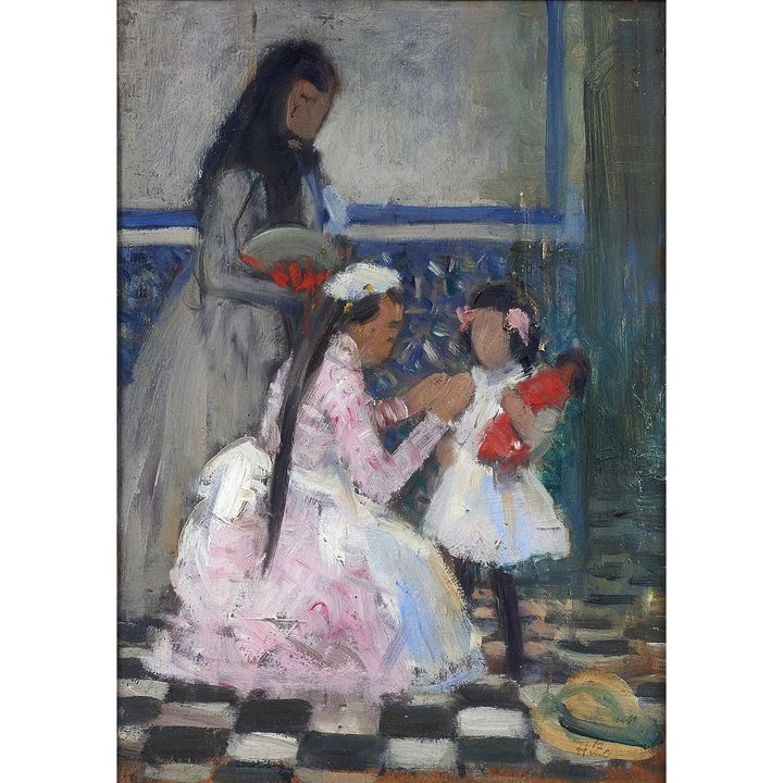 Painting, Henri Achille Zo