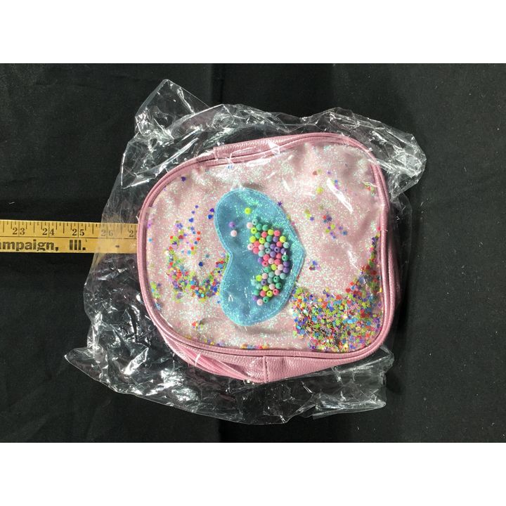 Little Girls Mini Pink Backpack w/Floating Sparkles