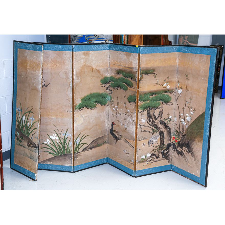 Japanese Low Six-Panel Screen