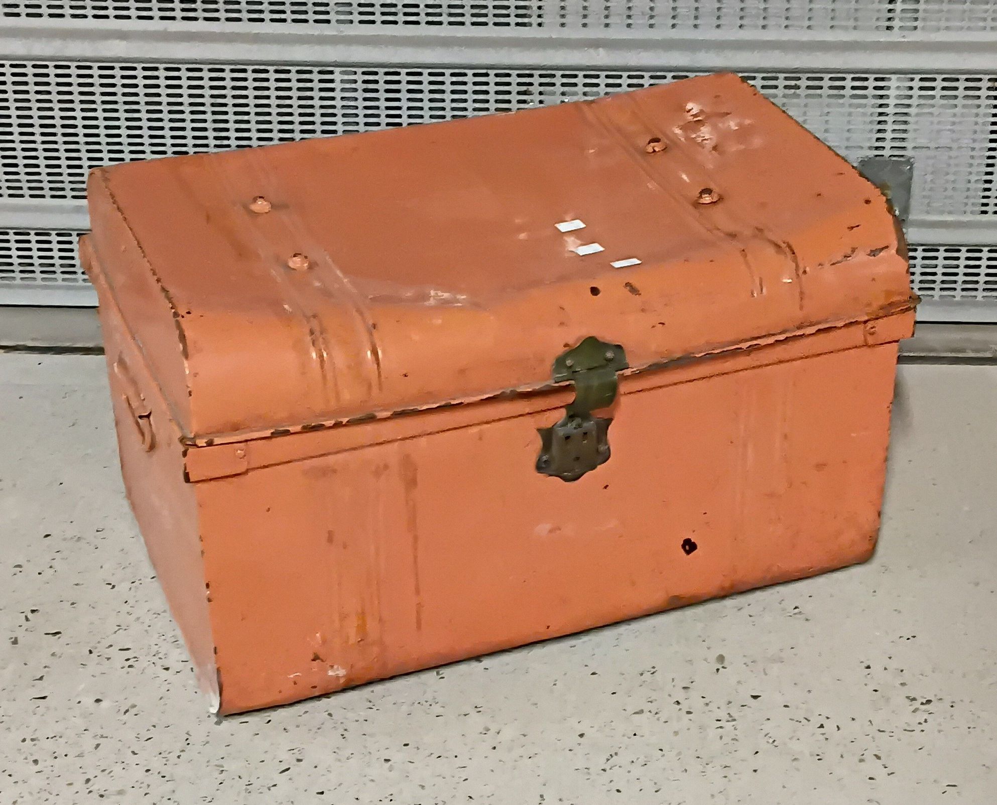 A Metal Travel Chest
