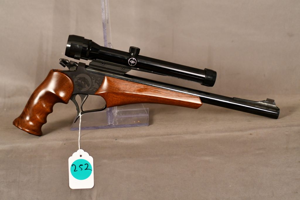 Thompson Center Super 14, .357 Herrett cal. top break pistol, Blue, 14 ...