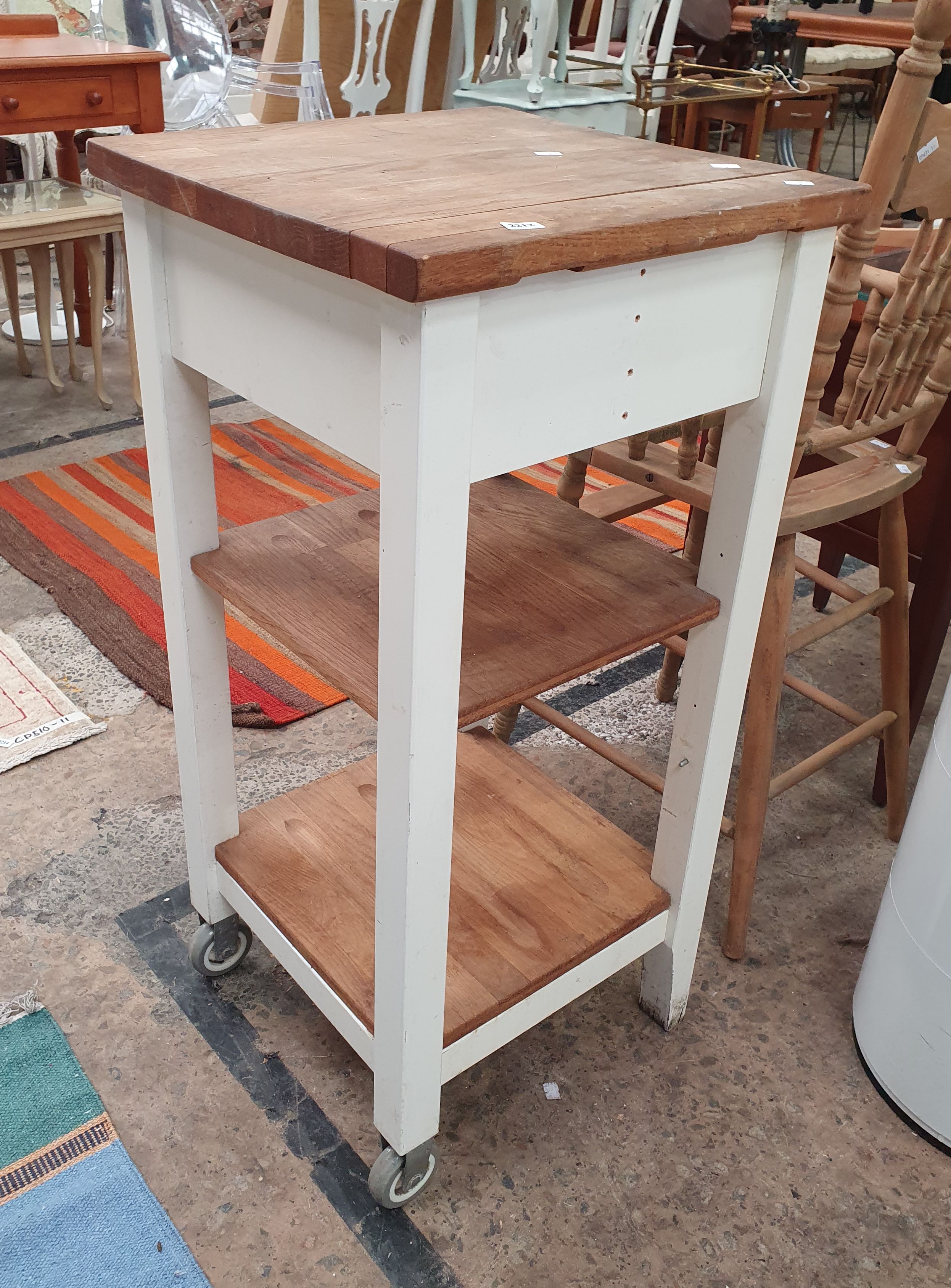 A Kitchen Butchers Block
