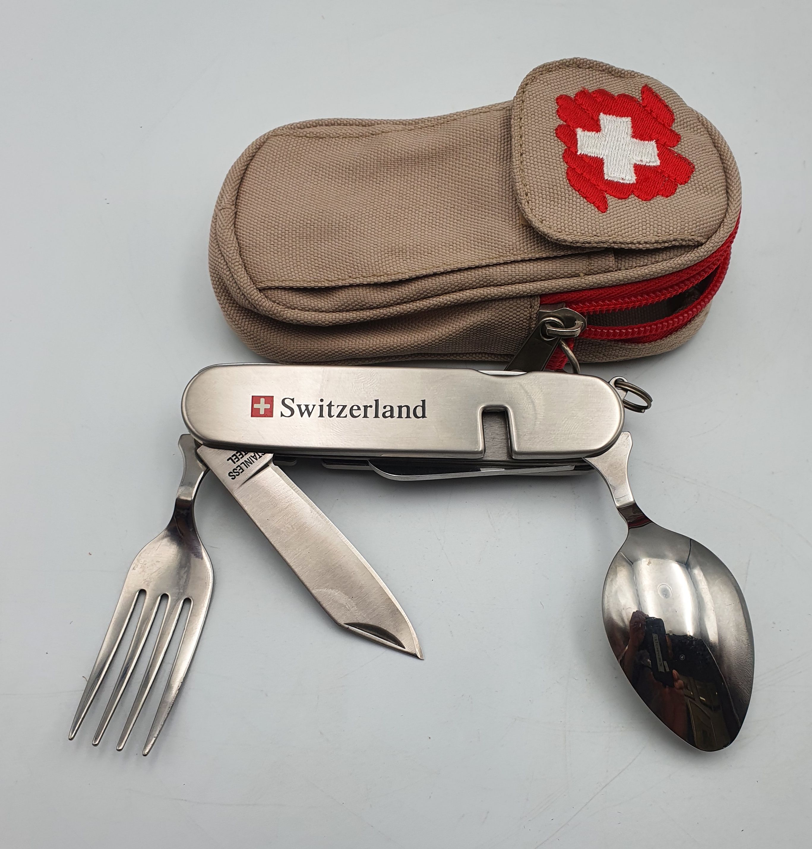 A Swiss Scmid-Linder Camping Army Knife