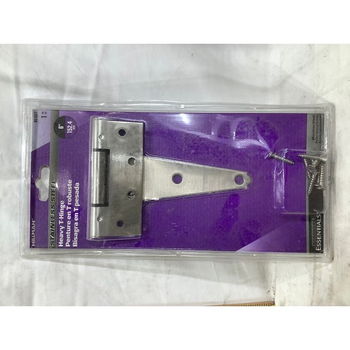 Hillman Stainless Steel Heavy T-Hinge 6"
