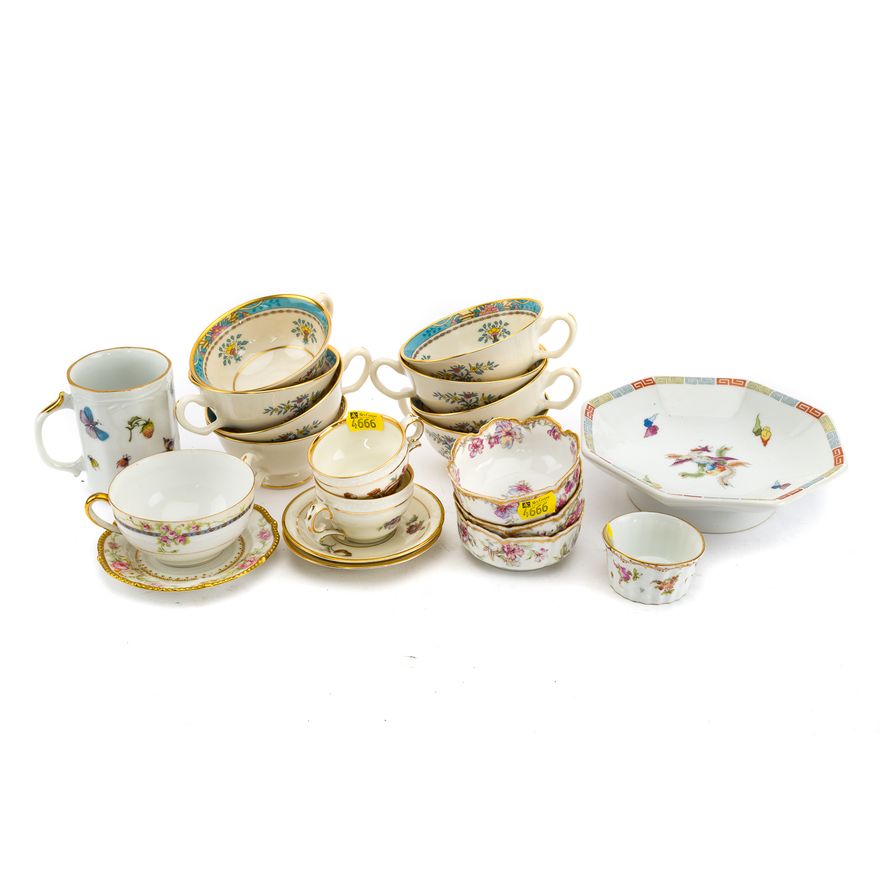Assorted Noritake, Lenox, and other china