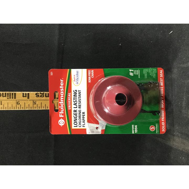 Fluid Master Universal Longer Lasting Chlorine-Resistant Flapper